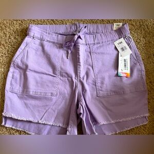 ✨NWT YMI x Freckled Poppy Lavender Purple Stretch Jogger Jean Shorts